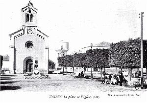190- Valmy - Place de l'eglise